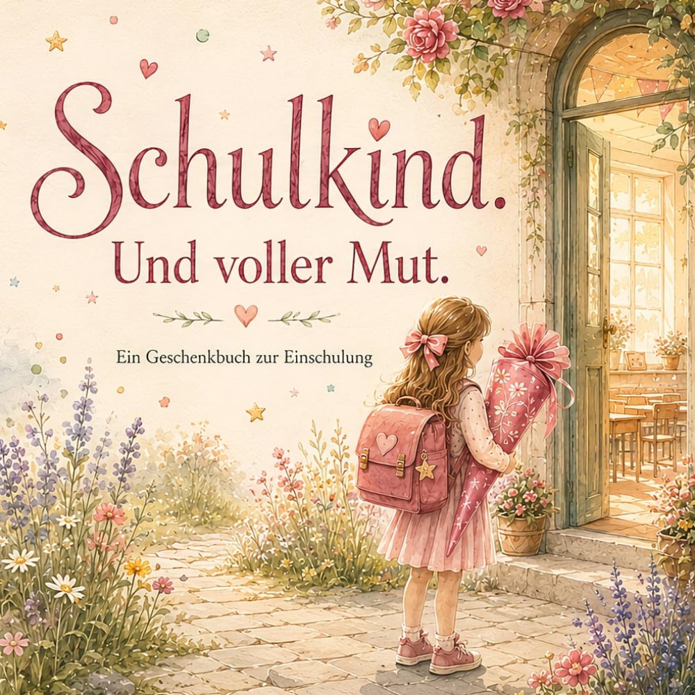 Schulkind. Und voller Mut.: Ein Geschenkbuch zur Einschulung für Mädchen