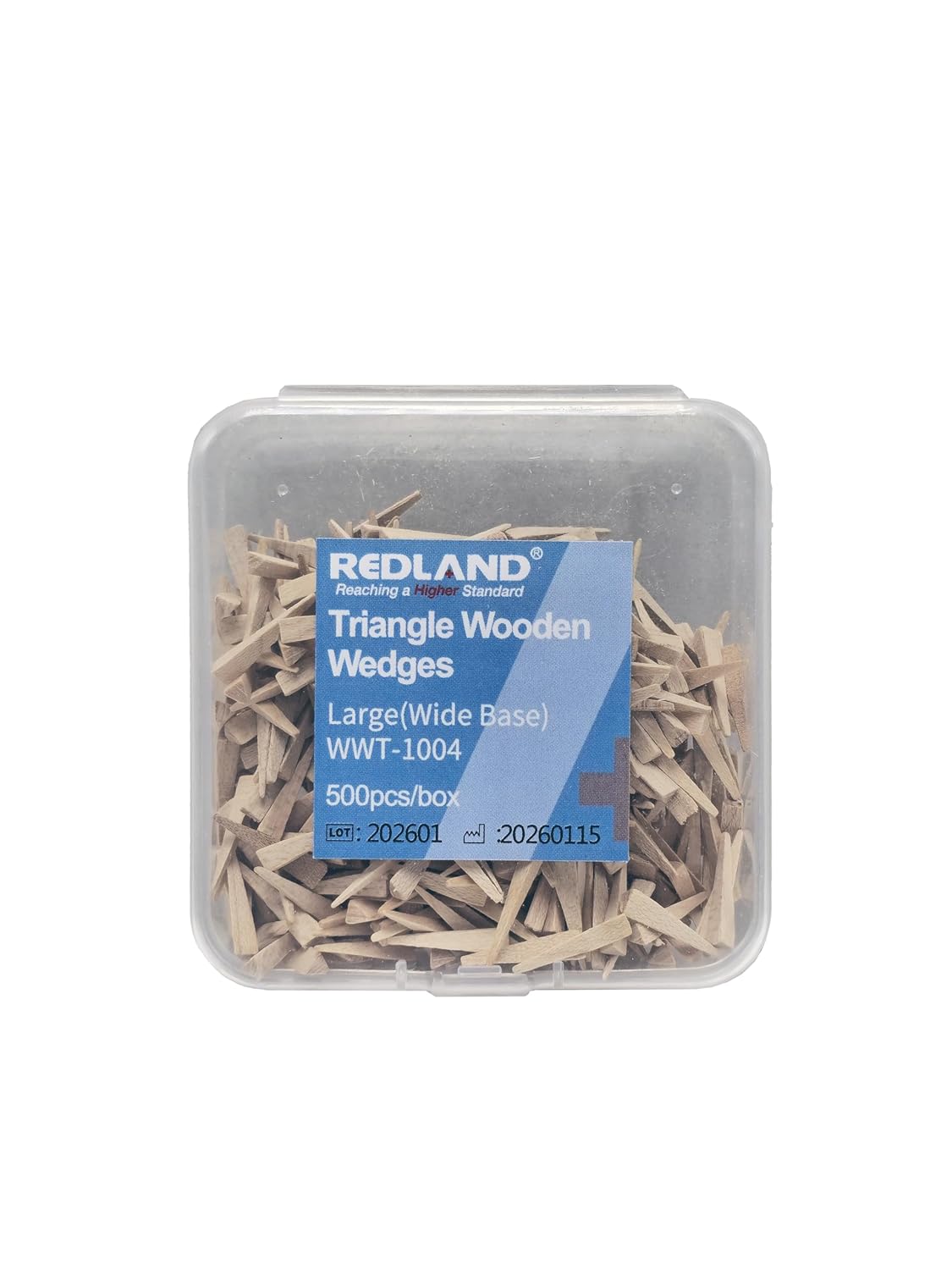 REDLAND Triangular Wood Dental Wedges (500 Pack) (Small)