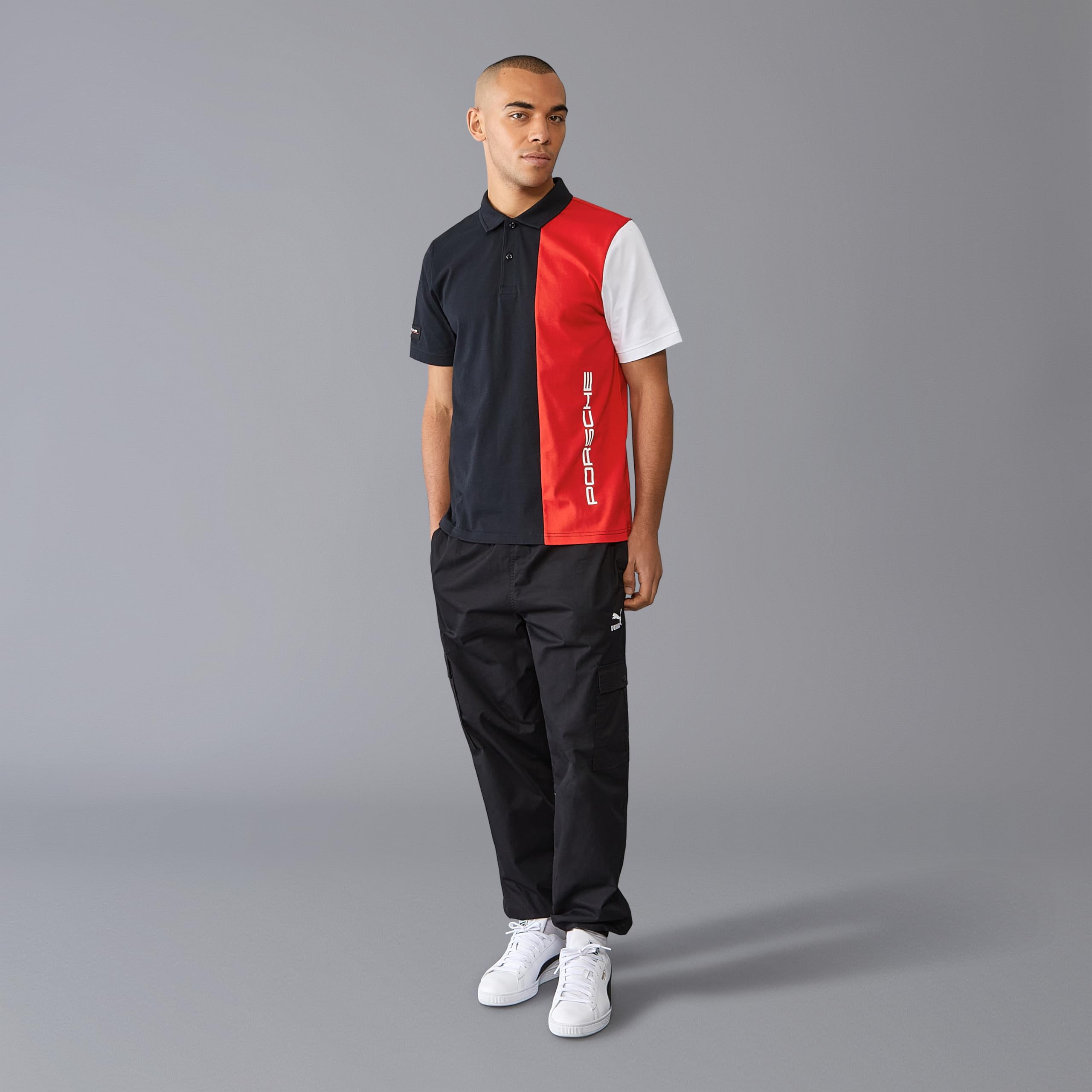 Porsche Motorsport Polo de Hombre Rayas