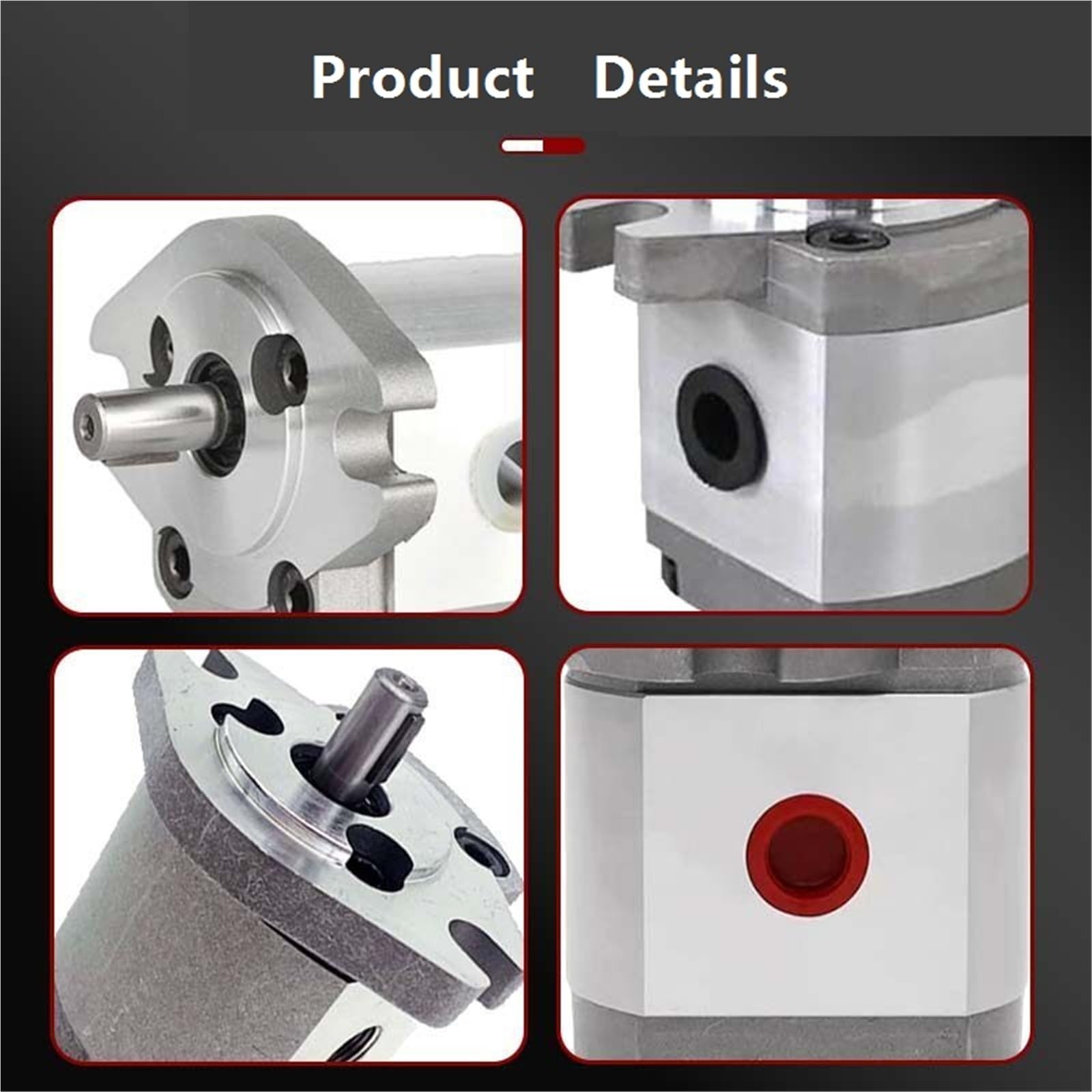 Zahnradpumpe HGP-1A-F4R F5R F2R F3R Ölpumpe F6R HGP-3A Hydraulikpumpe HGP-2A(HGP-1A-F3R)