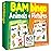 THE BAMBINO TREE Animal and Picture Bingo Game for Kids - Flash Cards Matching Learning Board Game for Ages 3-6 Preschool, Kindergarten & Family Fun
