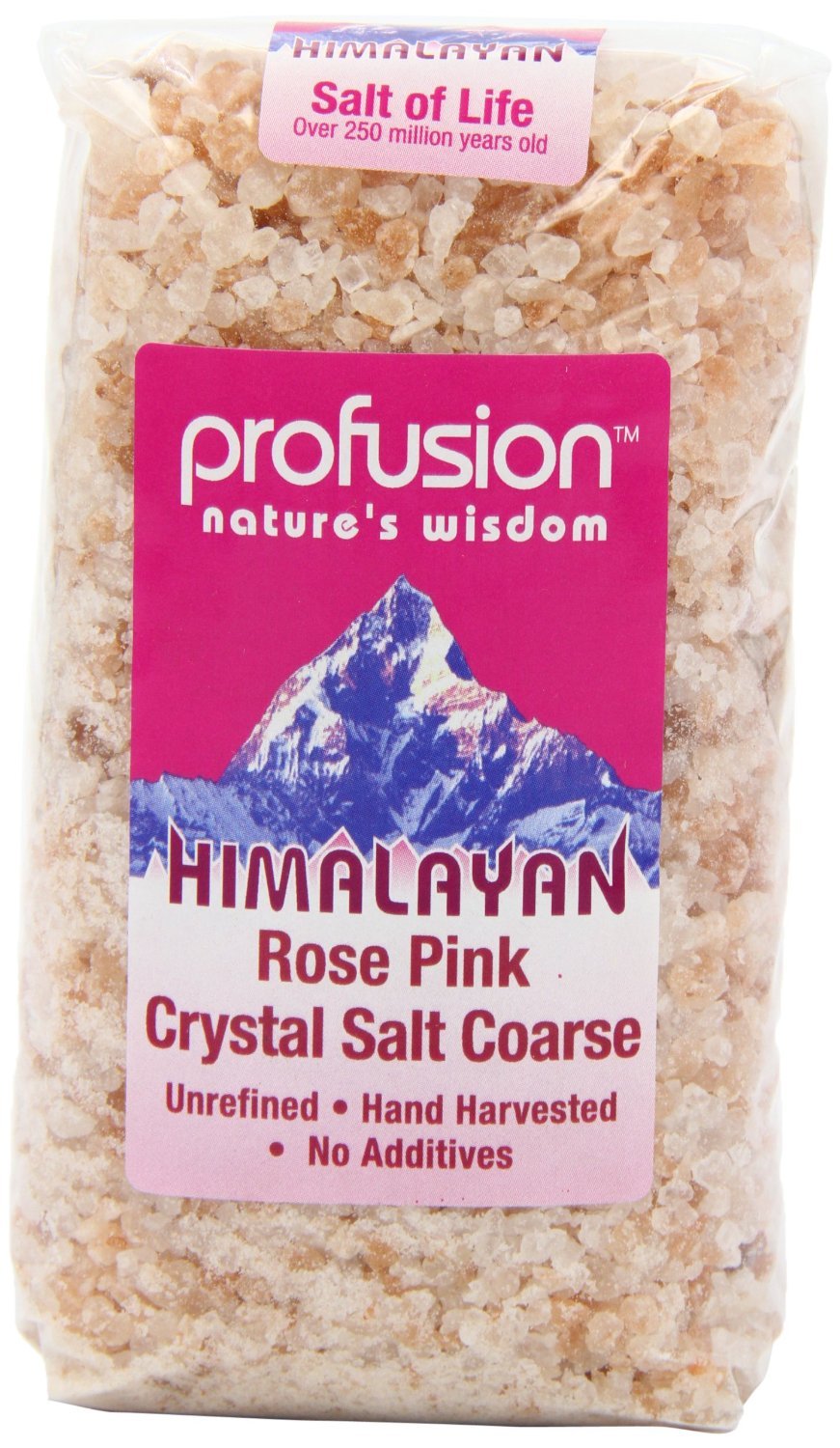Gros sel rose de l'Himalaya bio - 500 g