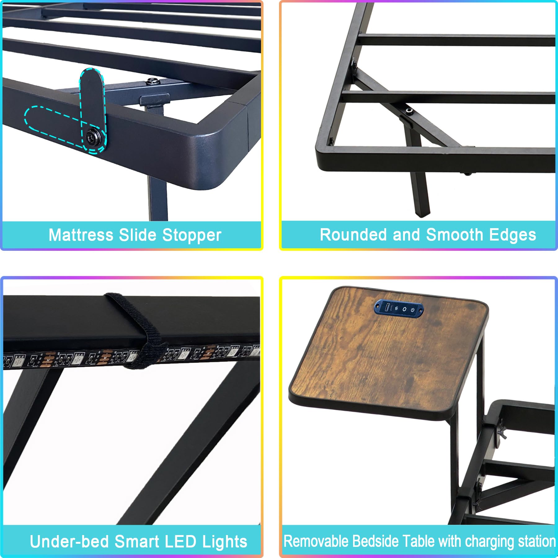 Costruire un letto galleggiante in pallet con illuminazione a LED