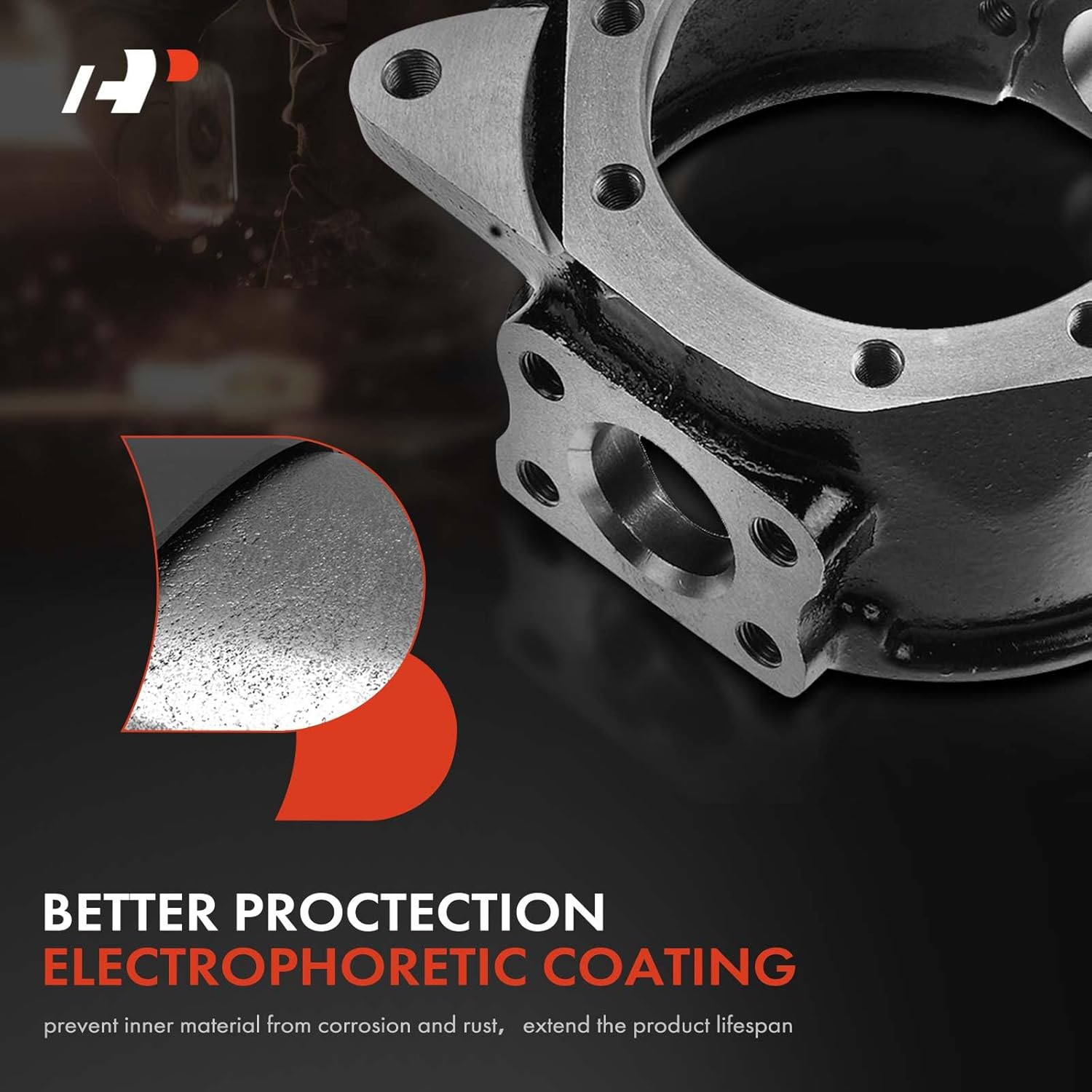 A-Premium Front Right Suspension Steering Knuckle Compatible with Toyota Land Cruiser Base 1993-1997, 4.5L & Non-ABS, Passenger Side