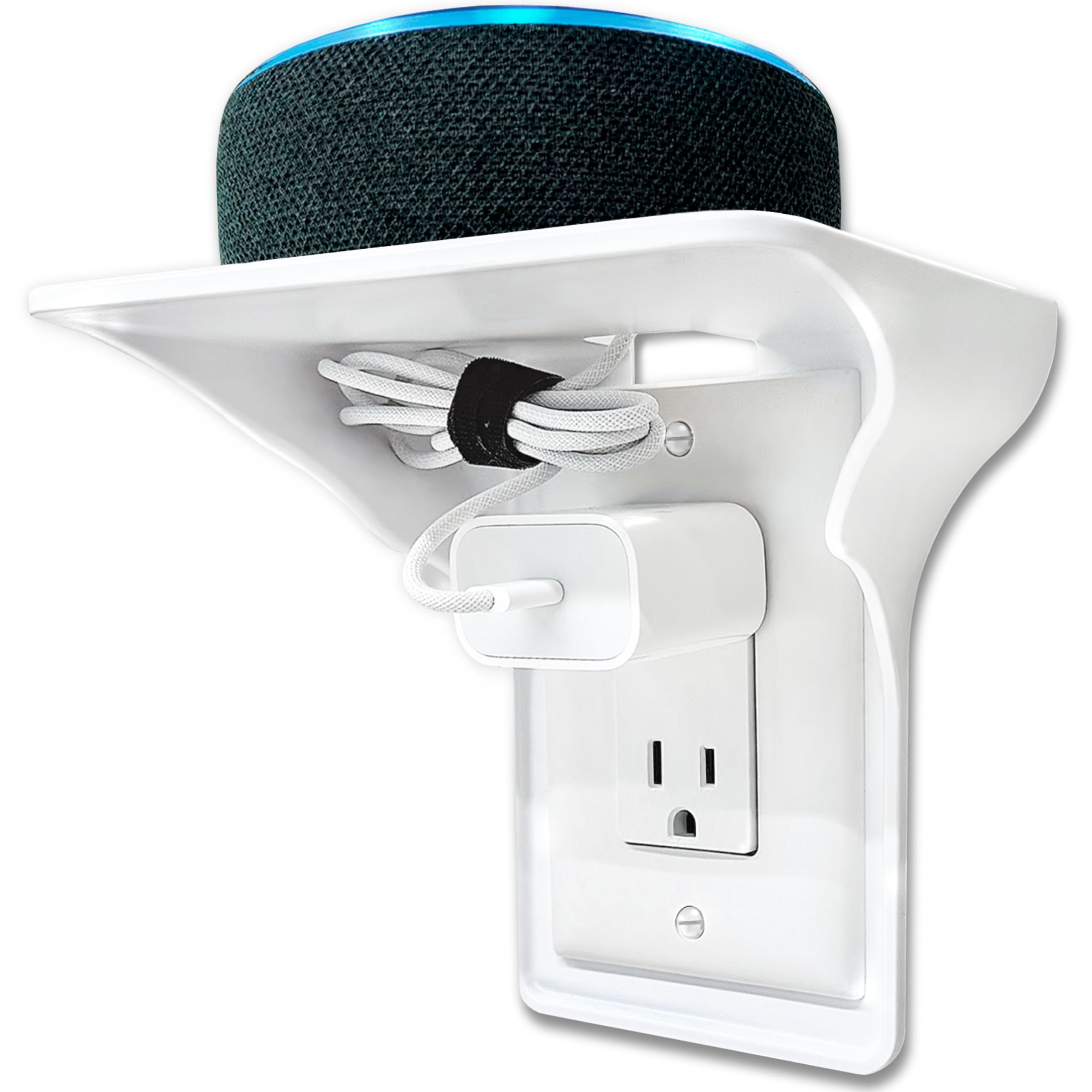 Power Perch Shelf - Vertical Outlet Storage -1