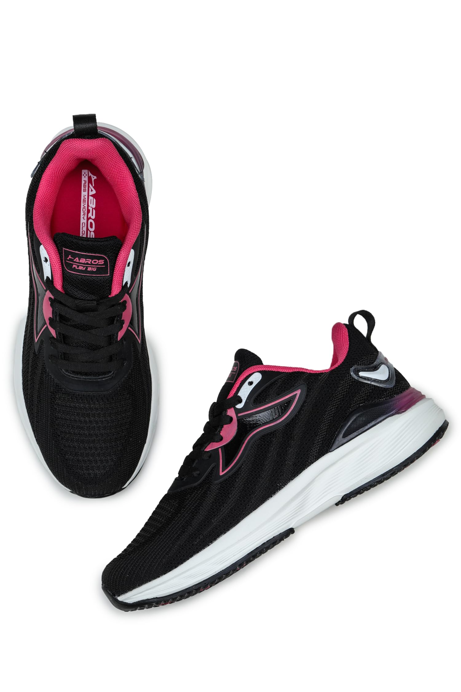 ABROS Womens Juliet ASSL0191 Sports Shoes|Running Shoes|Walking Shoes_Black/Fuchsia_4UK (B0D37VC6RX) Amazon Price History, Amazon Price Tracker