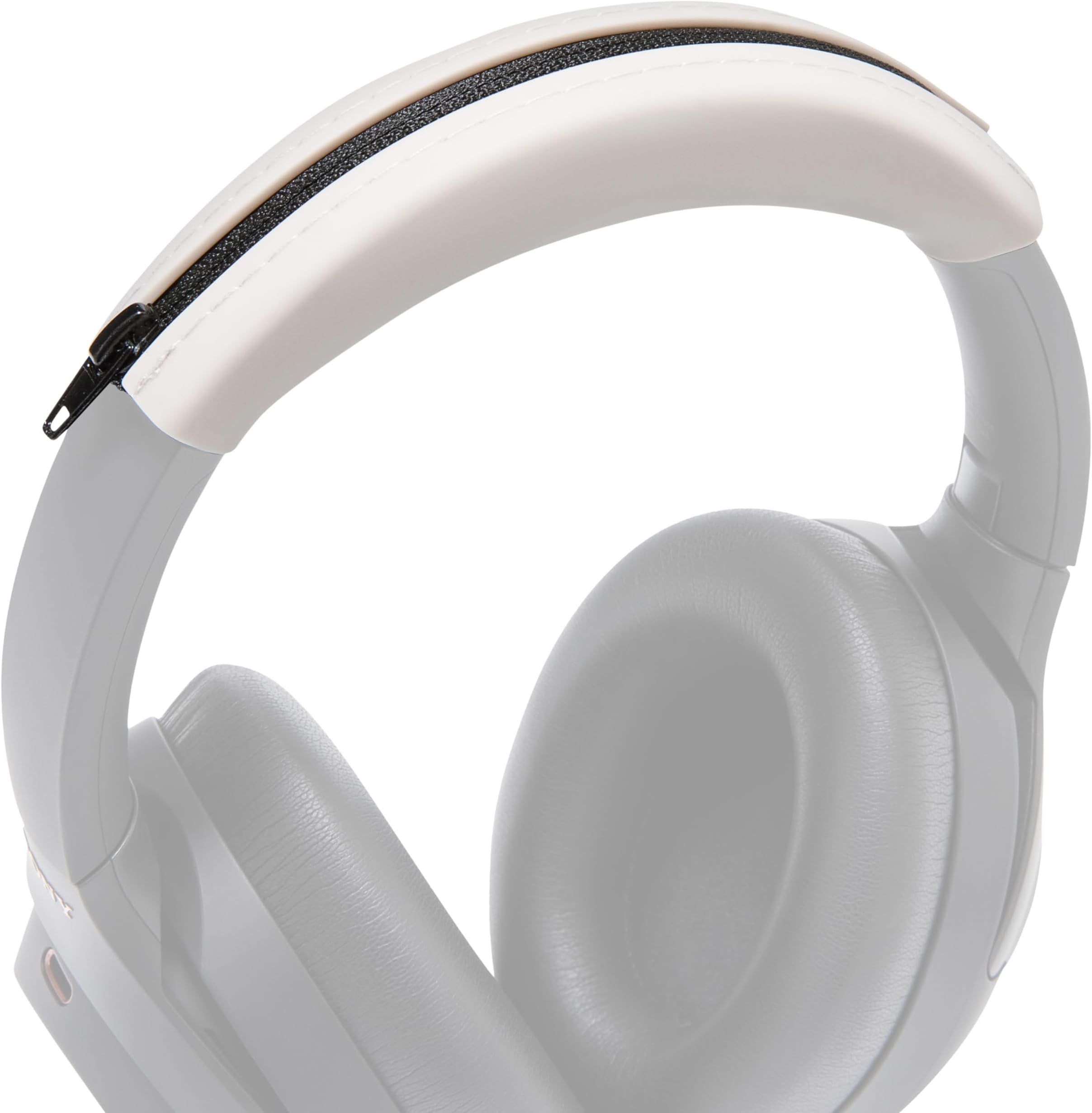 BandZ XM3 / XM4 - Silicone Headband Cover for Sony WH1000XM3 & WH1000XM4 Headphones by Wicked Cushions | Enhanced Comfort, Style, & Sweat Protection | Exclusively for Sony XM3 / XM4 | Beige