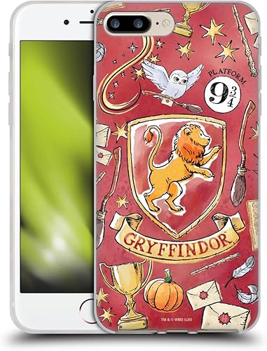 Vista 190 de Head Case Designs Funda de gel suave con licencia oficial de Harry Potter Slytherin, diseño de Reliquias de la Muerte XIII compatible con Apple