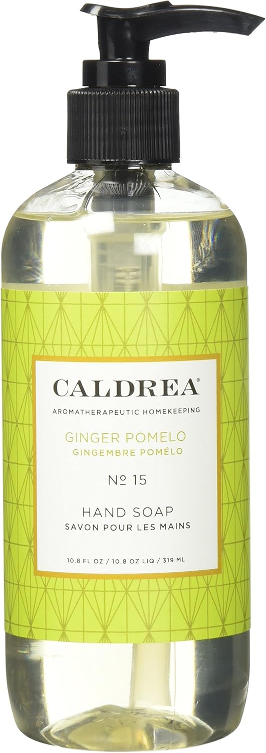 Caldrea Hand Soap Liquid, Ginger Pomelo, 11-Ounce Bottles (Pack of 6)