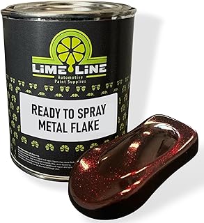 LiME LiNE Brandywine Metal Flake Automotive Basecoat- No Reducer Needed, Ready to Spray (1 Gallon)