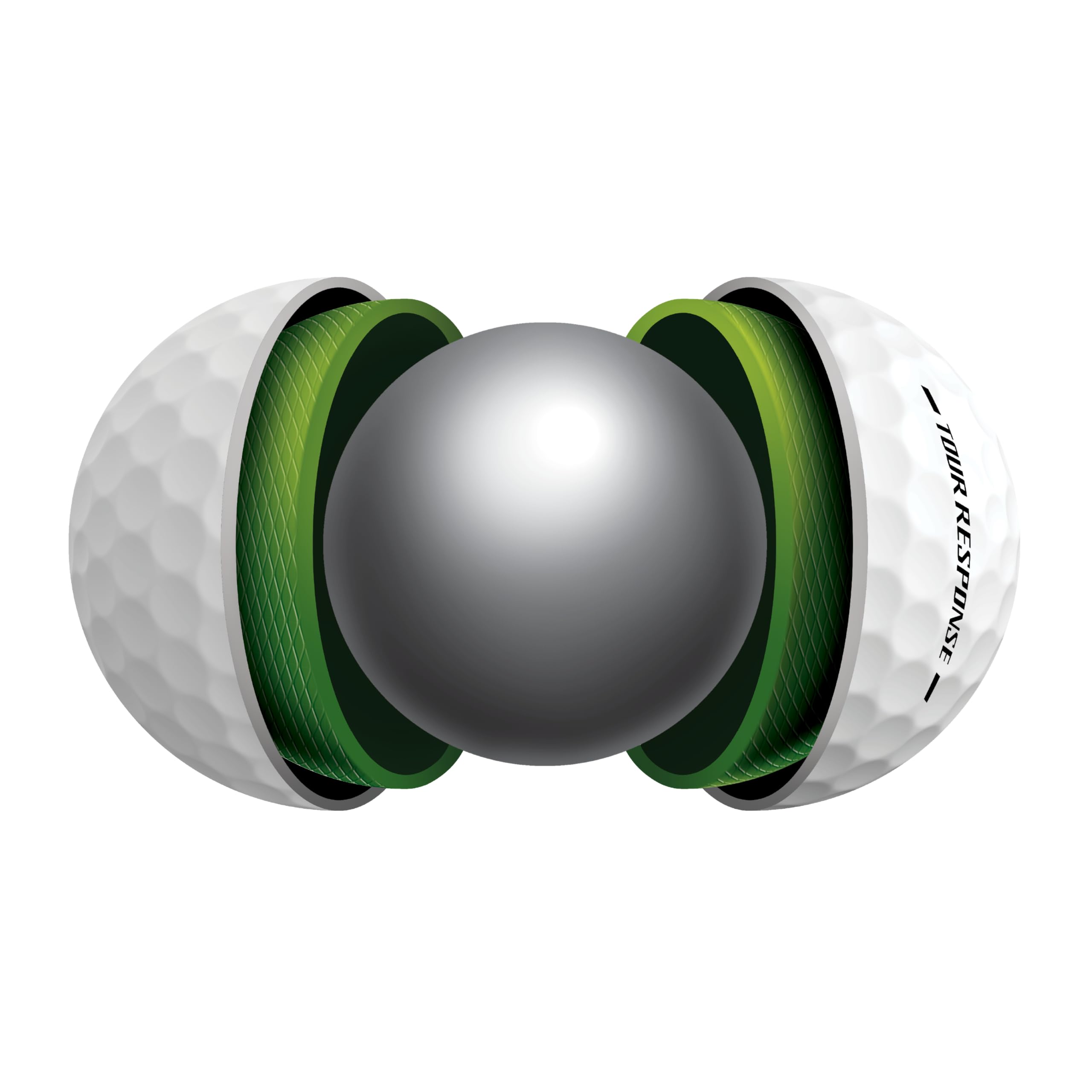 TaylorMade New Tour Response 2025, 12 Balles de Golf