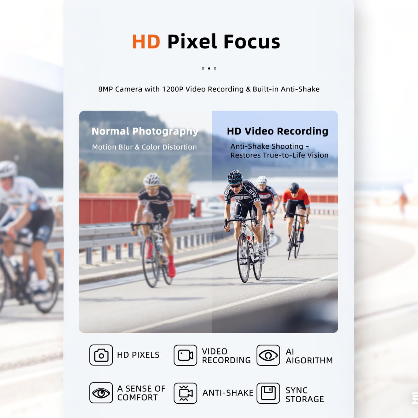 2026 Occhiali Smart con Videocamera AI 4K con stabilizzazione | con Bluetooth, controllo vocale, riconoscimento oggetti, occhiali polarizzati ChatGPT
