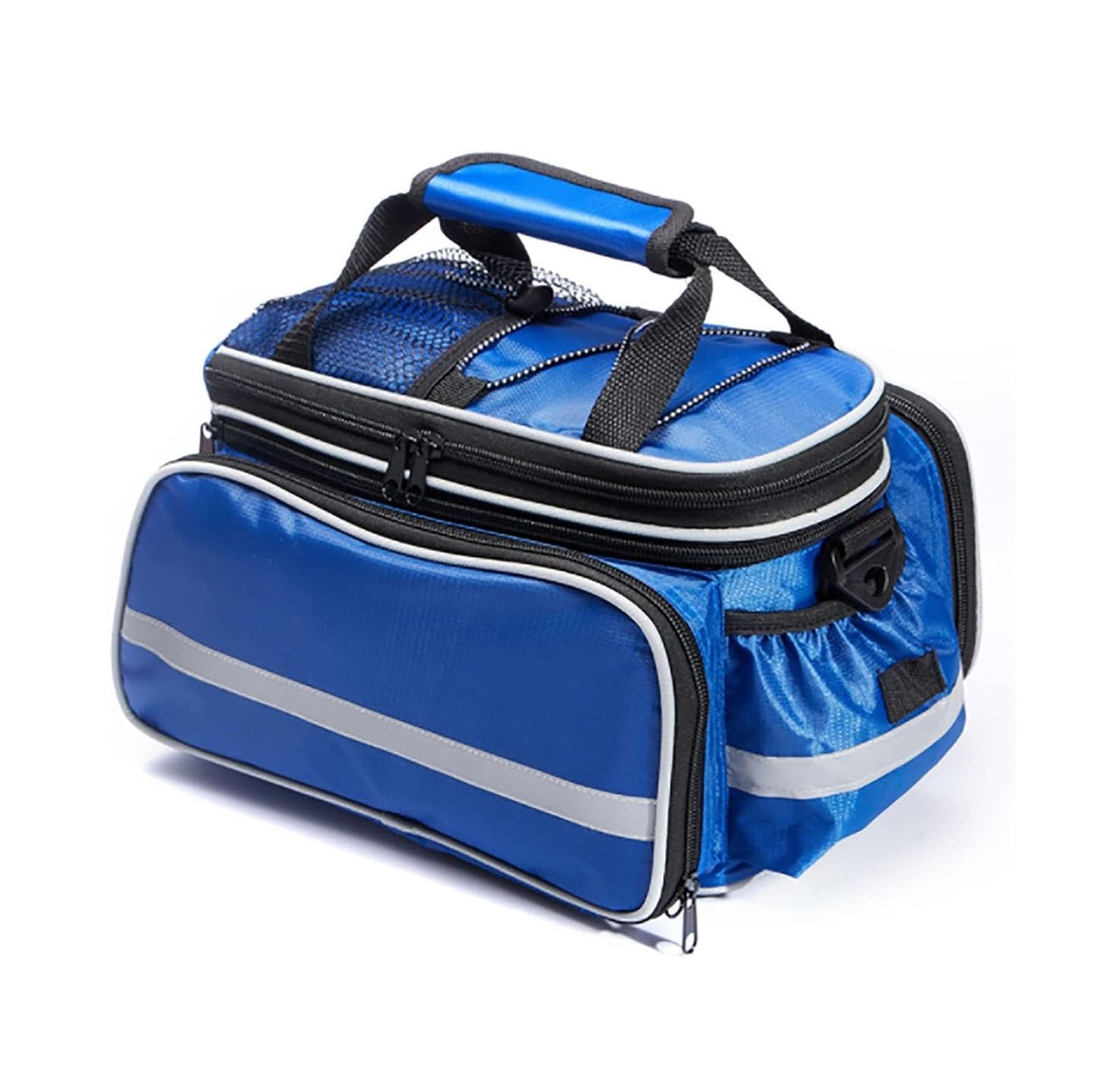 Bolsa portátil de primeros auxilios vacía, bolsa de enfermería con asa, bolsa para kits médicos de emergencia, para visitas a domicilio, atención sanitaria, cuidados paliativos, viajes(Blue)