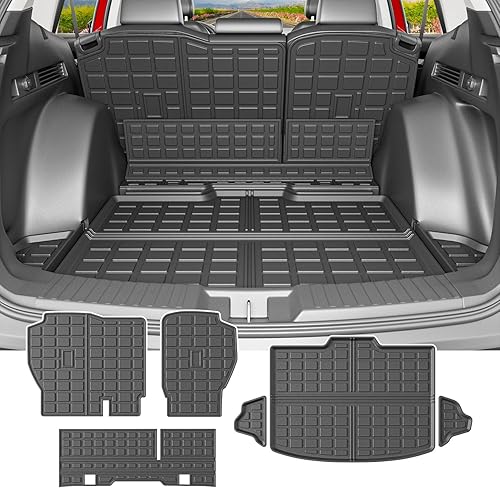 Miniatura 33 de powoq Fuel Floor Mat Compatible with 2017-2022 Honda CRV Trunk Mat Floor Liner TPE Cargo Mat Replacement for 2017-2022 Honda CRV Accessories
