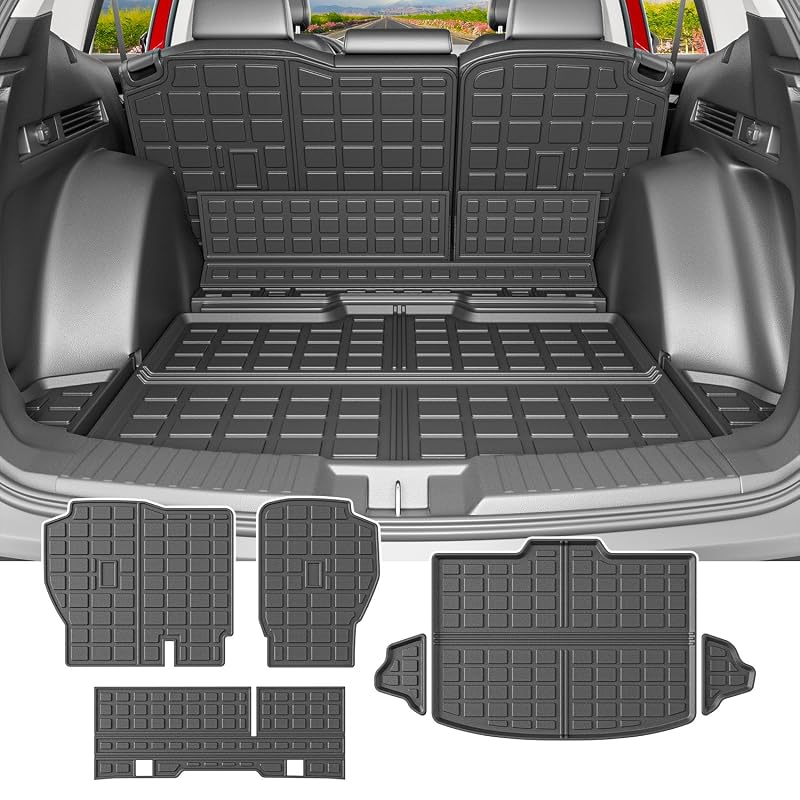 Kit de Tapete para Porta-Malas e Encosto do Banco em TPE powoq para Honda CRV Fuel 2023–2026, Deck Inferior
