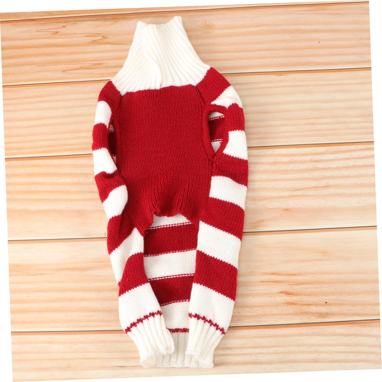 HANABASS 3 Pièces Pull Tricot pour Chien XS Rouge Motif Vêtements de Noël Chaleur et Confort pour Animaux Dexception