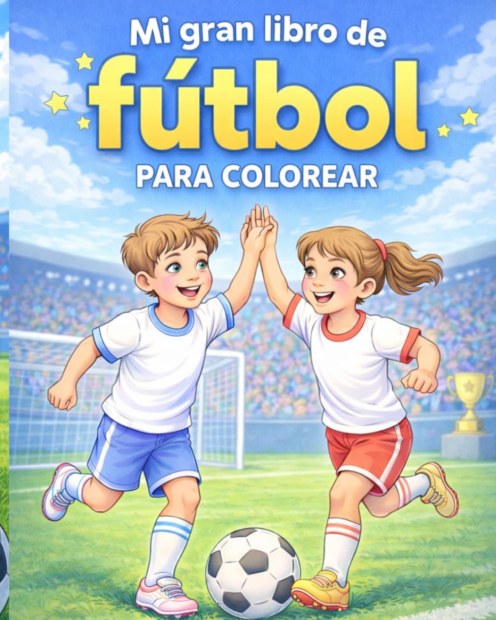 Mi Gran Libro de Fútbol para Colorear