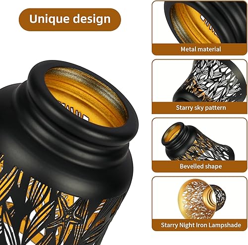 Vista 8 de ALUCSET - Paquete de 4 pantallas de luz colgantes, paquete de 4 repuestos para ventilador de techo con adaptador de 1-58 pulgadas, 4.72 pulgadas