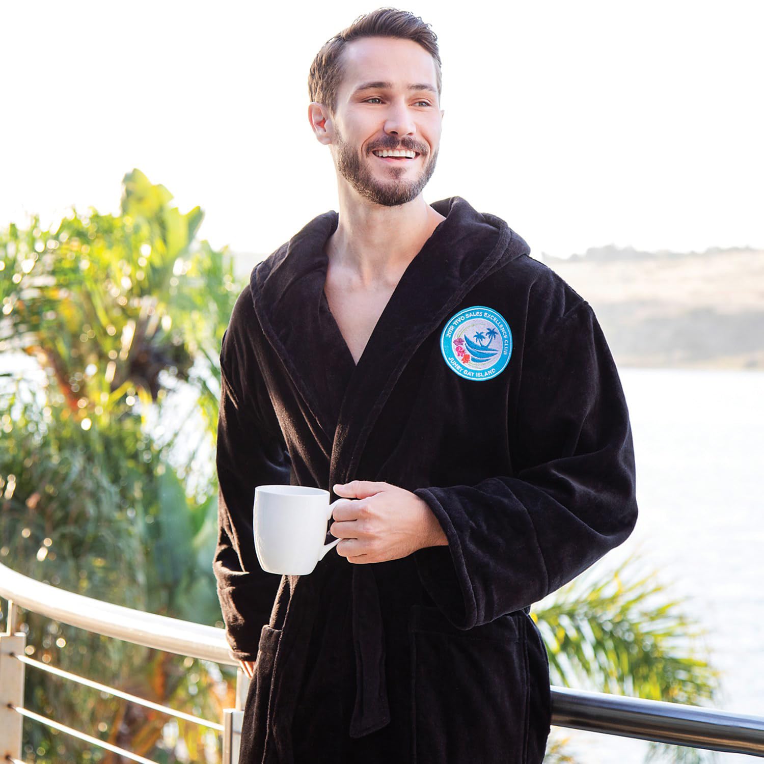 100% Egyptian Cotton Bathrobe Extra Absorbent 650 GSM - View #11