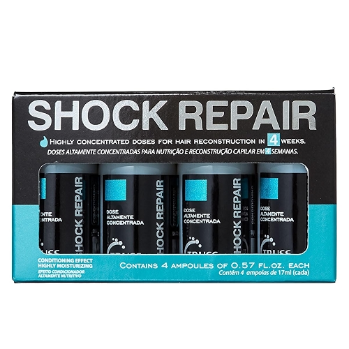 Truss Tratamento Shock Repair | Ampola Capilar Reconstrutora e Hidratante | 4x17ml