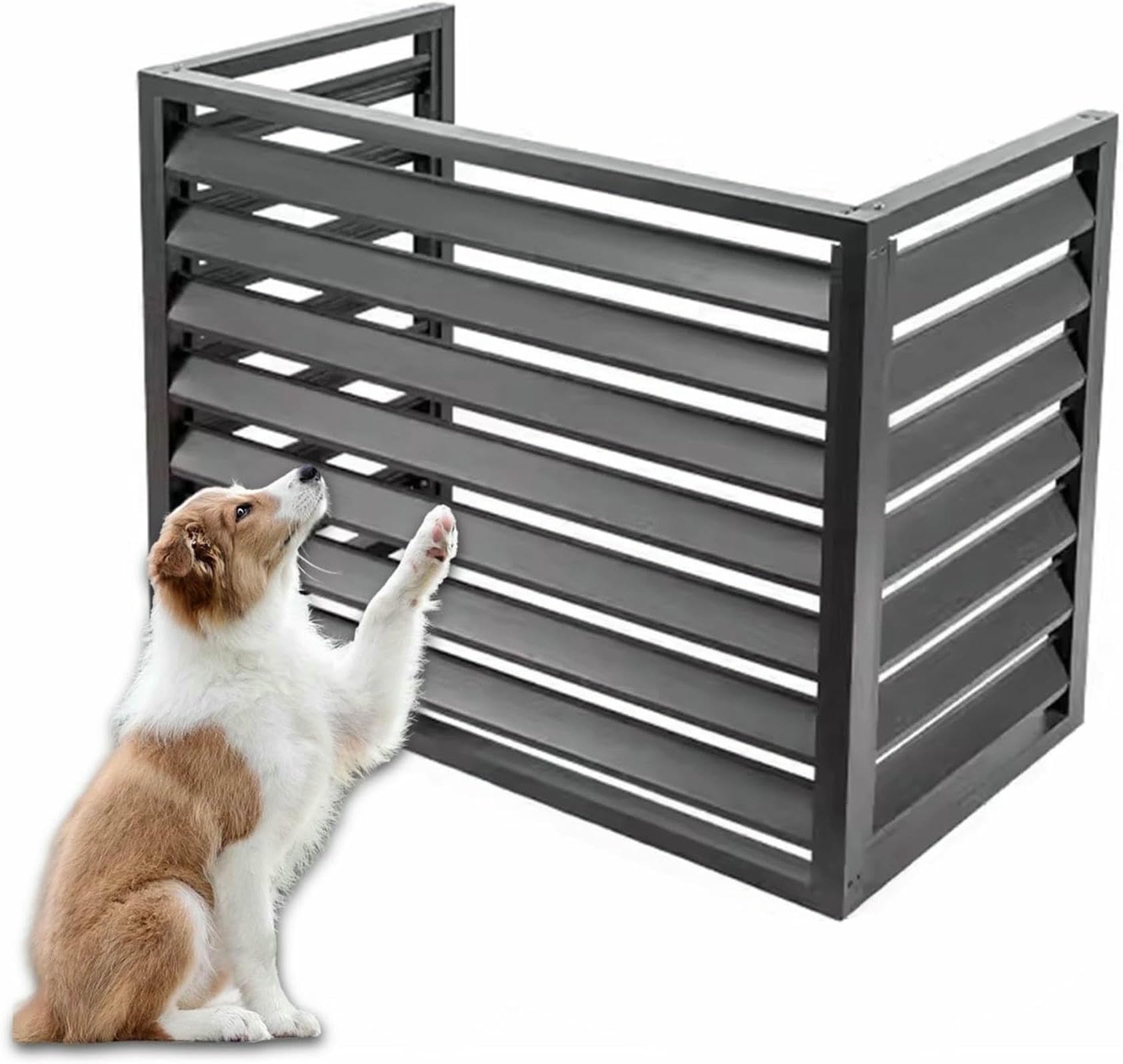 Cubierta protectora de aluminio para condensador ideal para terrazas de chalets y patios limpios