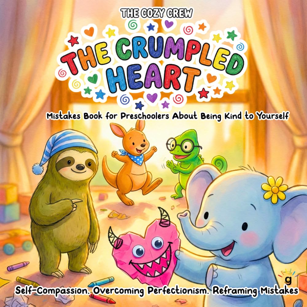 Mistakes Book for Preschoolers About Being Kind to Yourself: A Cozy Preschool Social Skills Story About Frustration, Growth Mindset, and Big Feelings ... Emotional Learning Books for Kids Ages 3-6)