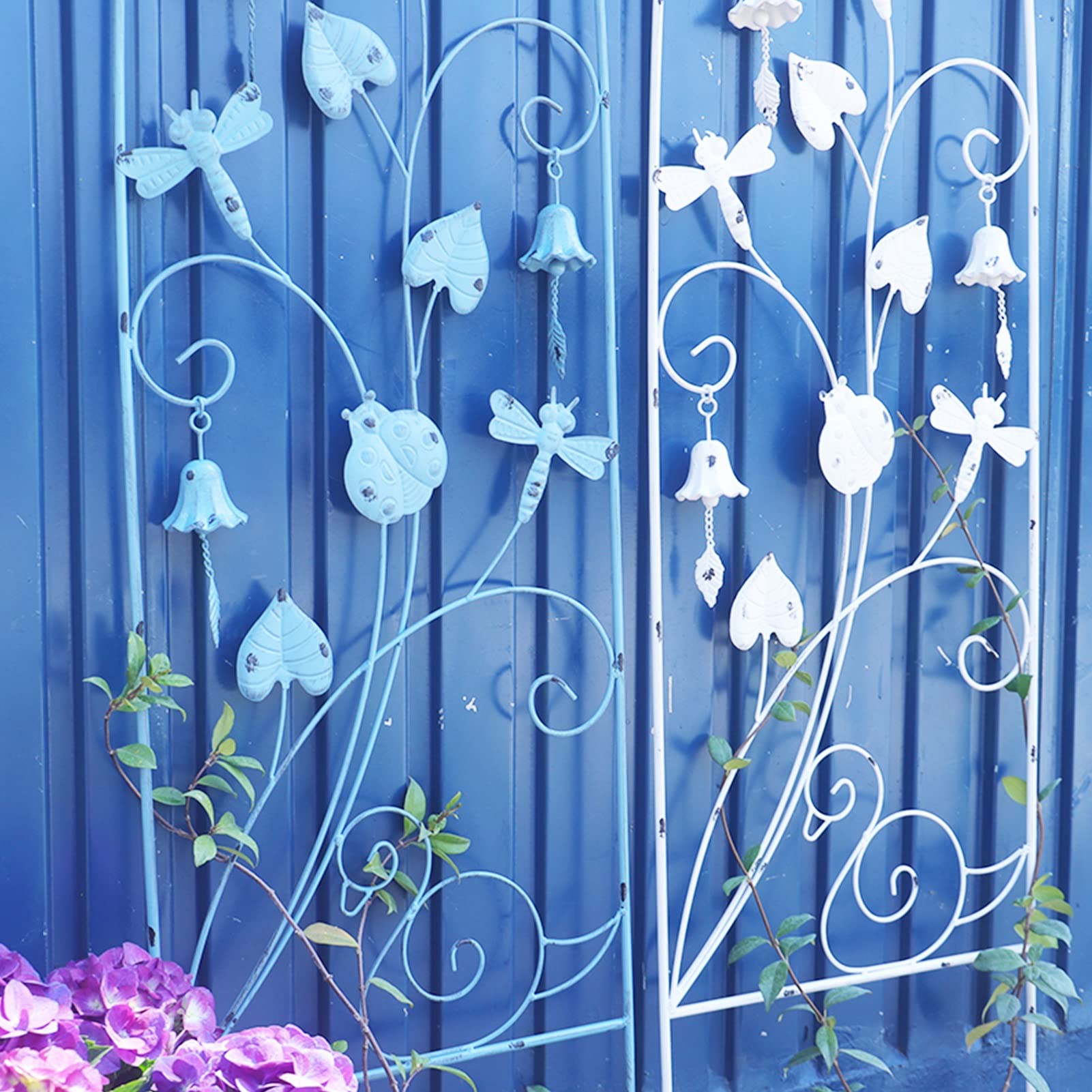 お花模様アイアンパーテッション