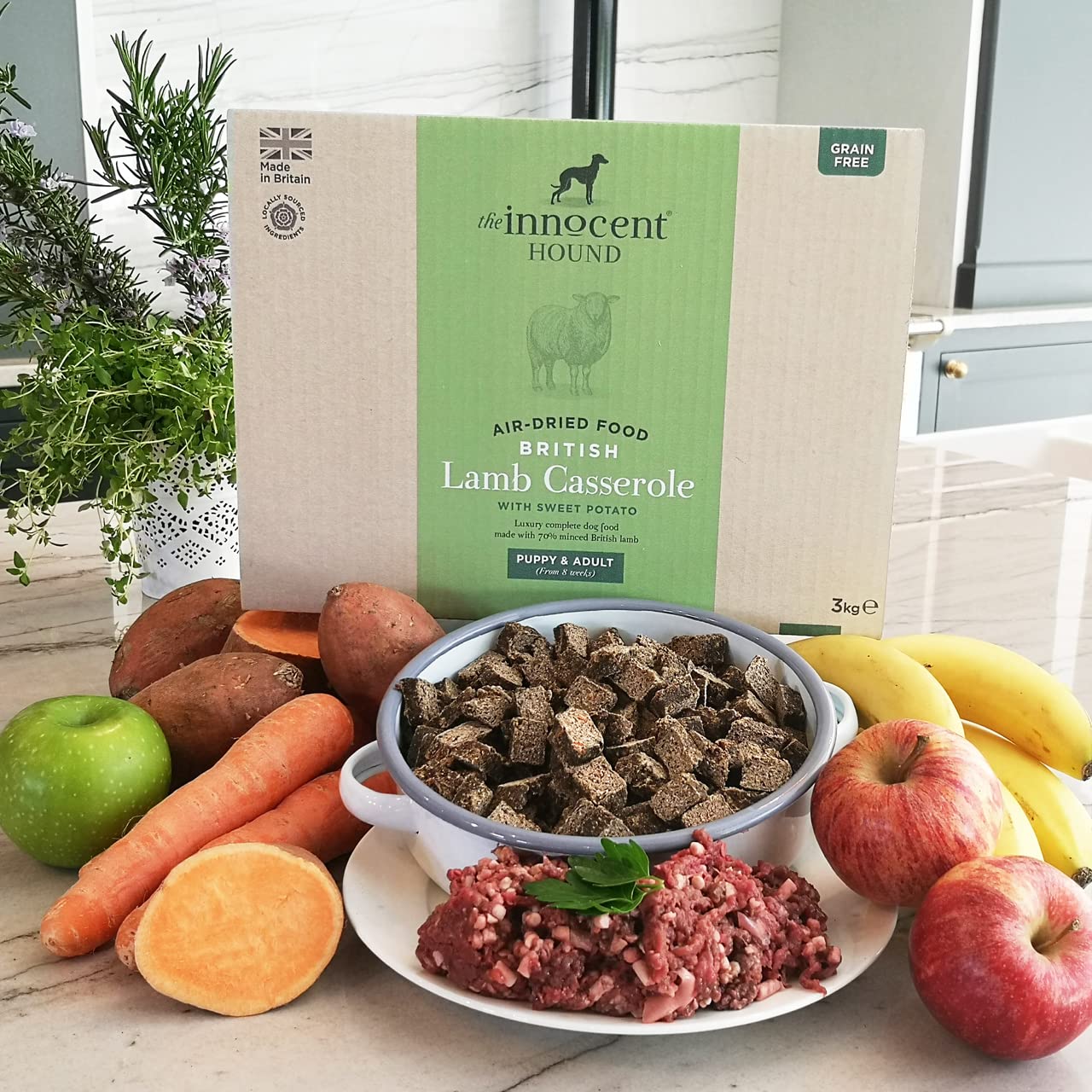 The Innocent Hound British Lamb Casserole Air Dried Complete Food 3kg