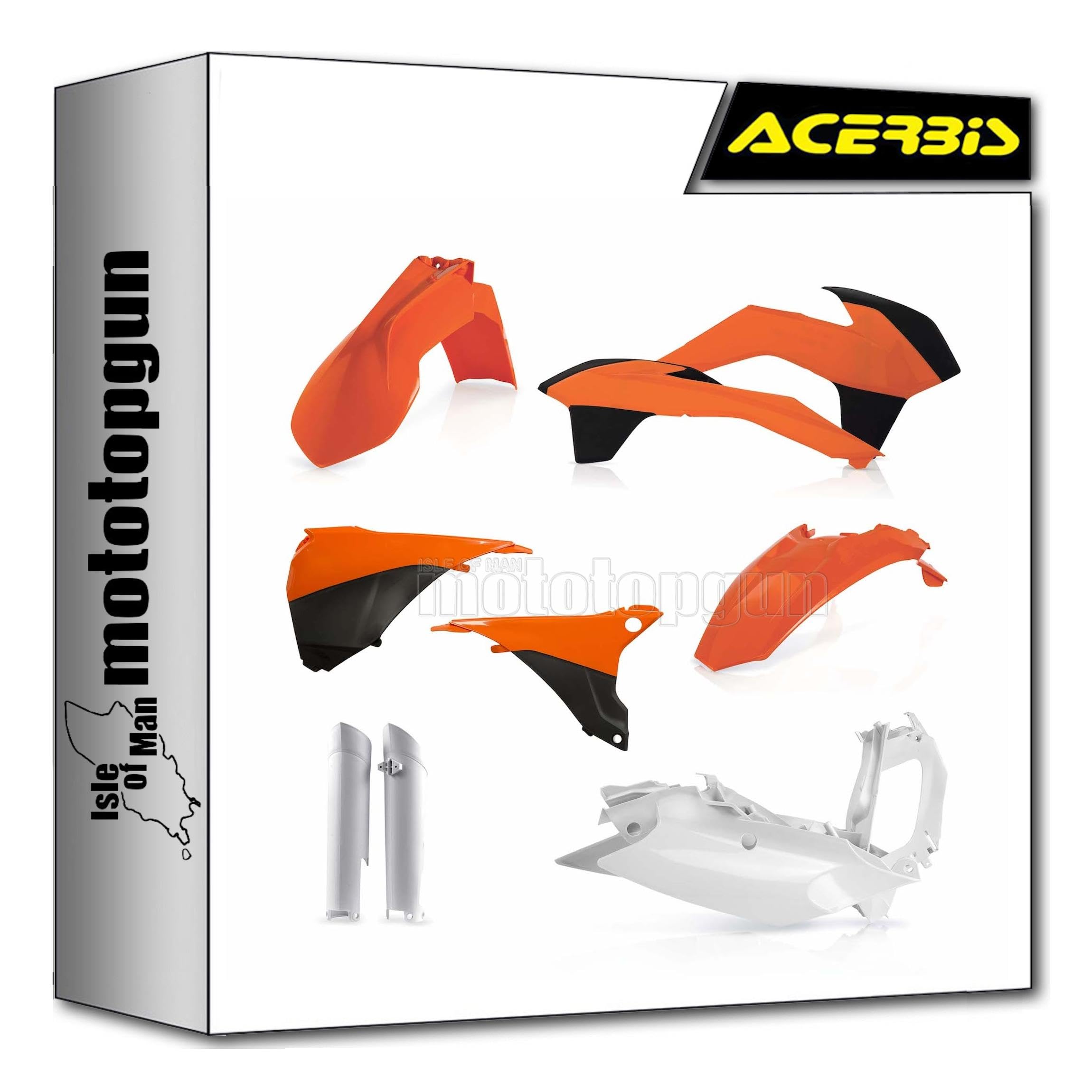 Kit plastique Acerbis original 14 protection optimale plastique KTM EXC-F 540