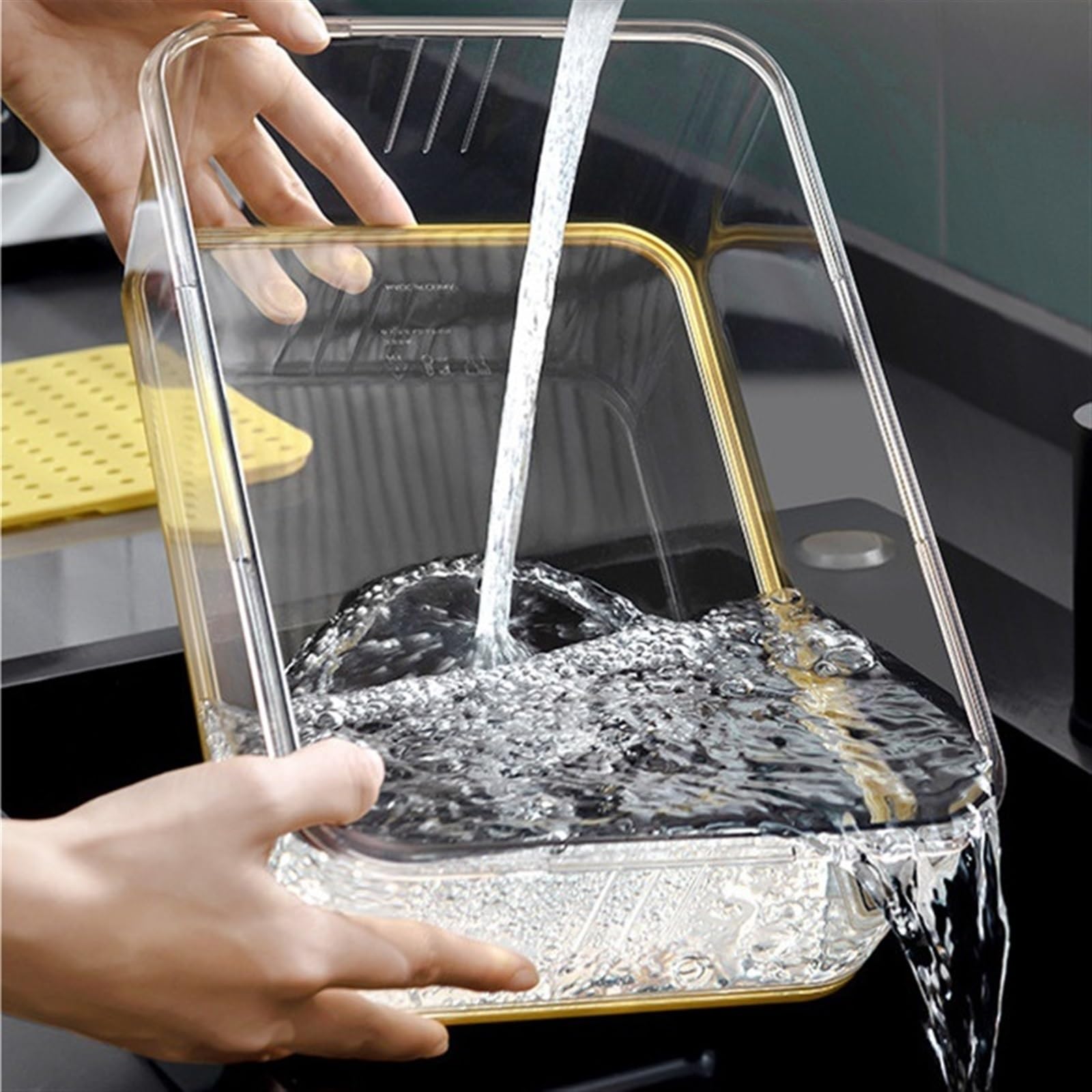 JINGYAN Contenitori per la conservazione degli ali Food Storage Container With Lid, Household Kitchen