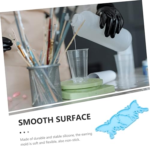 Miniatura 9 de COHEALI Molde epoxi para gotas para el oído, moldes epoxi, moldes de silicona para aretes, moldes de resina epoxi, moldes para hacer colgantes,