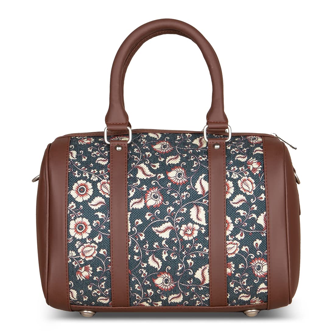 ZOUK Womens Handcrafted Blue Kalamkari Handbag for Office and College (B09T3LQRMX) Amazon Price History, Amazon Price Tracker