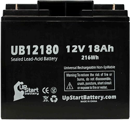 Miniatura 2 de Repuesto para batería Tempest TR18-12  Reemplazo UB12180 Batería de plomo ácido sellada universal (12 V, 18 Ah, 18000 mAh, terminal T4, AGM, SLA)