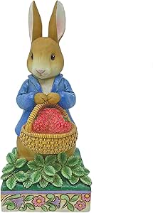 Amazon.com: Enesco Jim Shore Beatrix Potter Peter Rabbit with ...