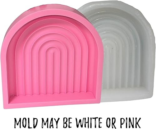 Miniatura 2 de Molde de vela de silicona arco iris para hacer decoración del hogar, molde de resina de resina para decoración de velas, decoración de velas, 0.8