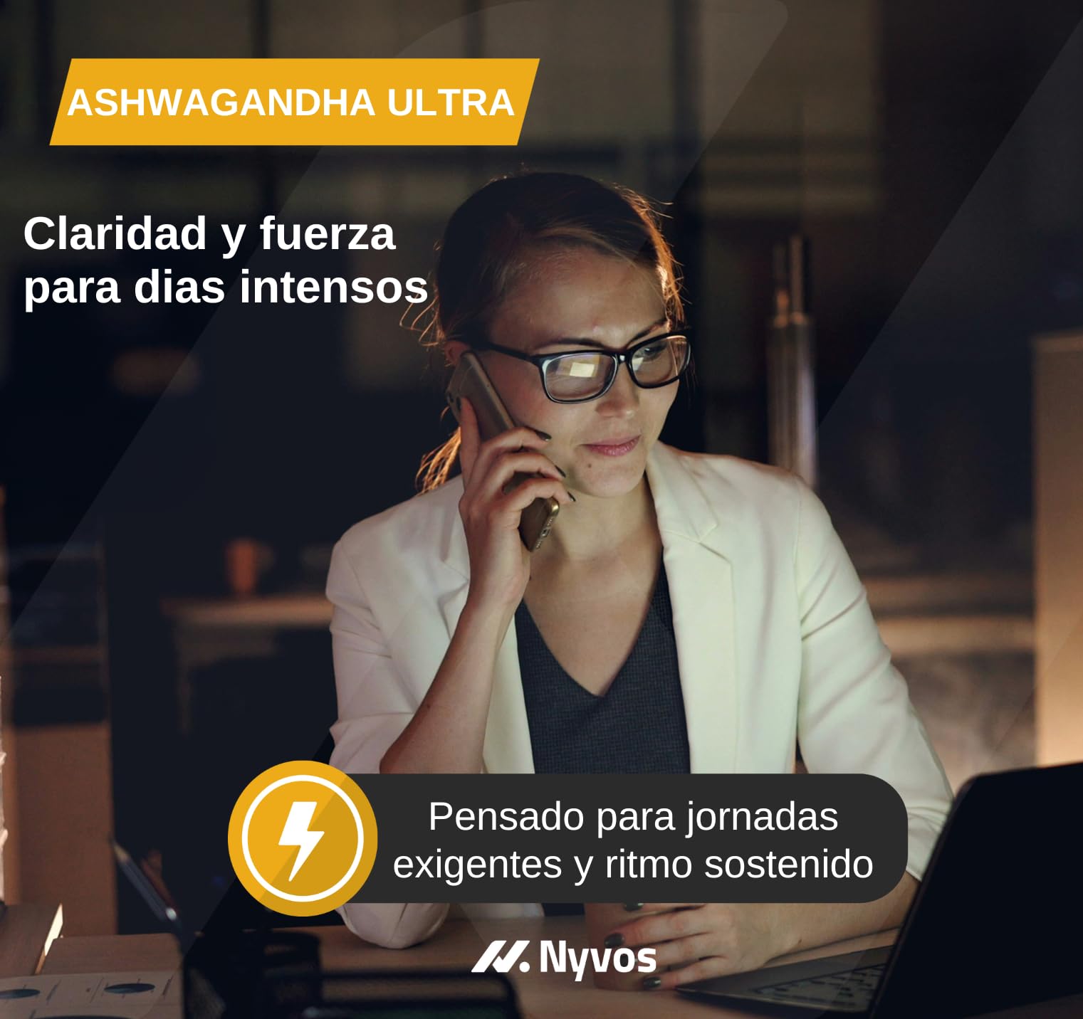 Ashwagandha Shoden Ultra® 35% Withanólidos – 15.000 mg equivalentes | 7x más concentrado que Ashwagandha KSM-66 | Apoyo a la concentración, sueño profundo, bienestar general y energía | 120 cápsulas