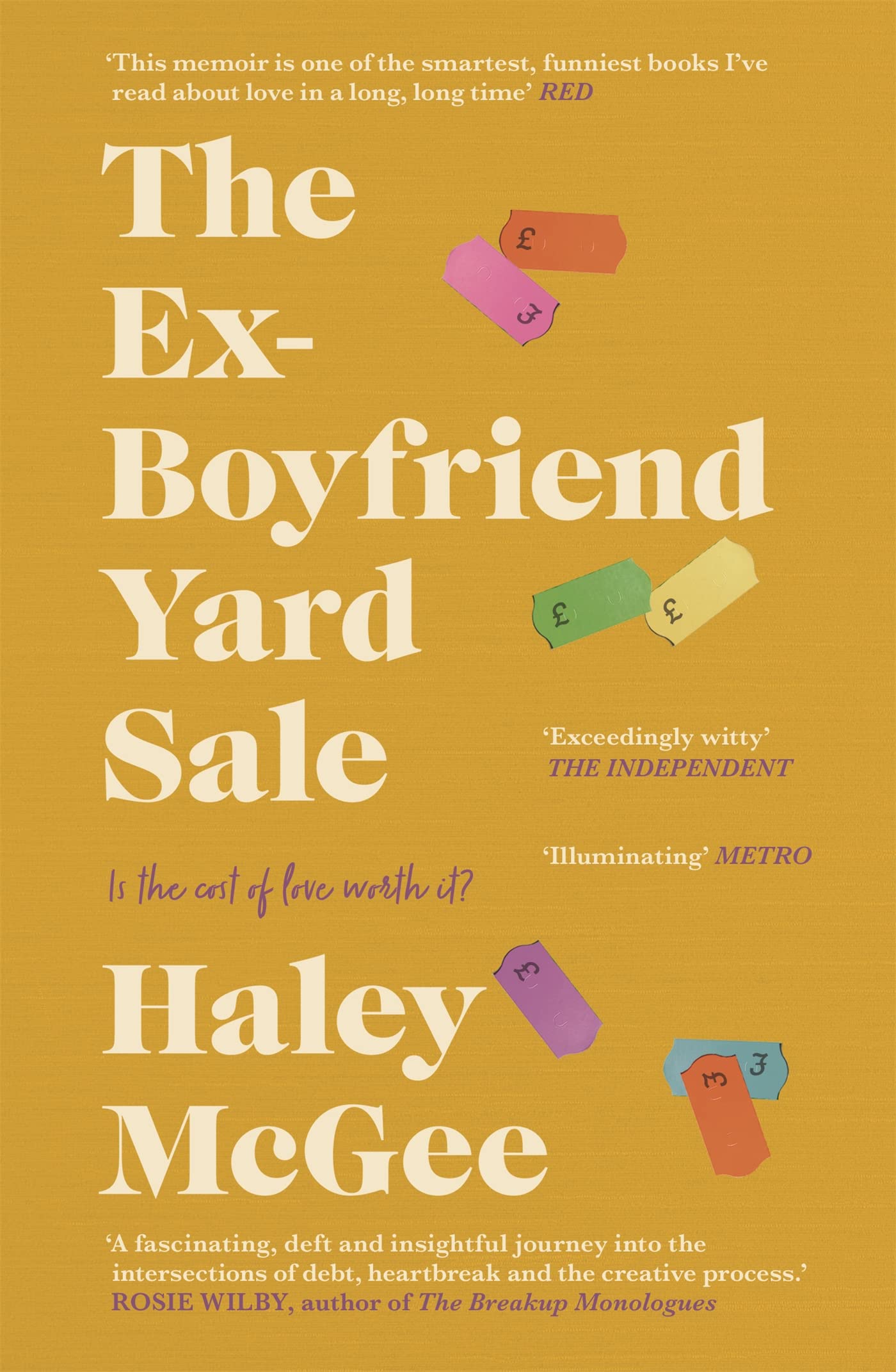*SIGNED* THE EX-BOYFRIEND YARD SALE by HALEY MCGEE - P/B - 2022