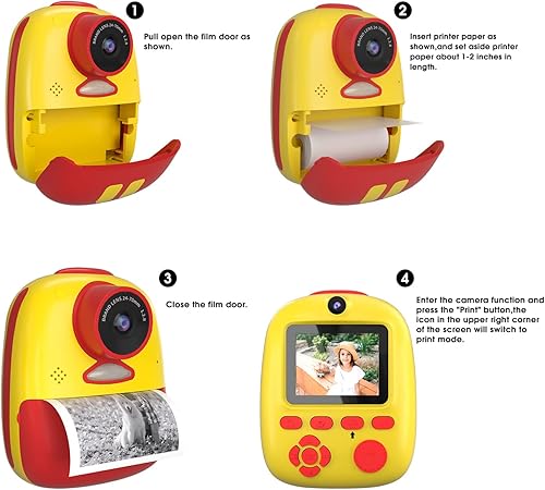 Miniatura 3 de 10 rollos de papel de impresión de repuesto para cámara MOREXIMI Instant Print, papel térmico (solo papel)