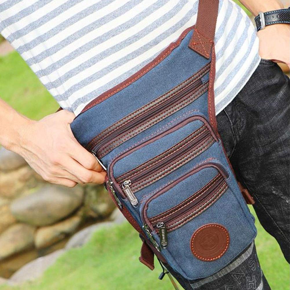 Laufband Verschleißfeste Lagerung Sport Leinwand Reißverschluss Gürteltasche Multifunktions-Taschen Durable verstellbare Riemen Fashion Weinlese-beiläufige