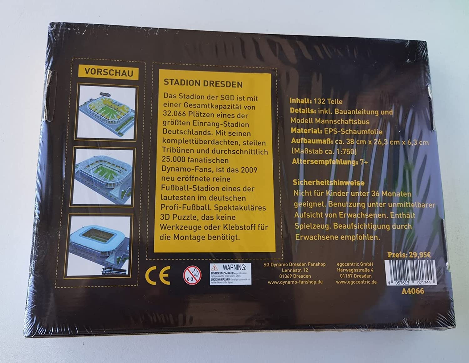 3D-Puzzle DIY Gebäude Spielzeug Modell Stadion Replik Fußballplatz for Kinder und Erwachsene
