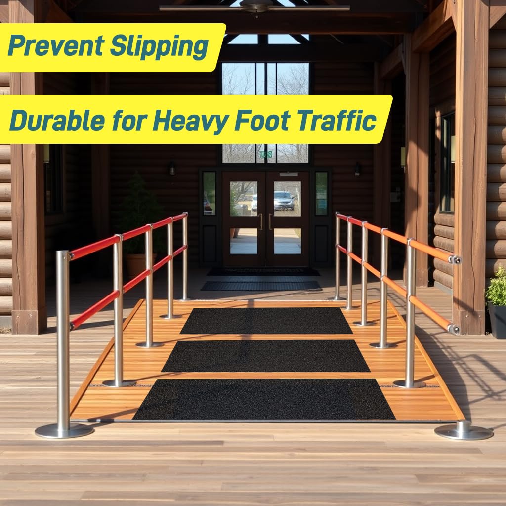 Anti Slip Tape 12" x 16' - Heavy Duty Grip Tape for Ramps & Stairs