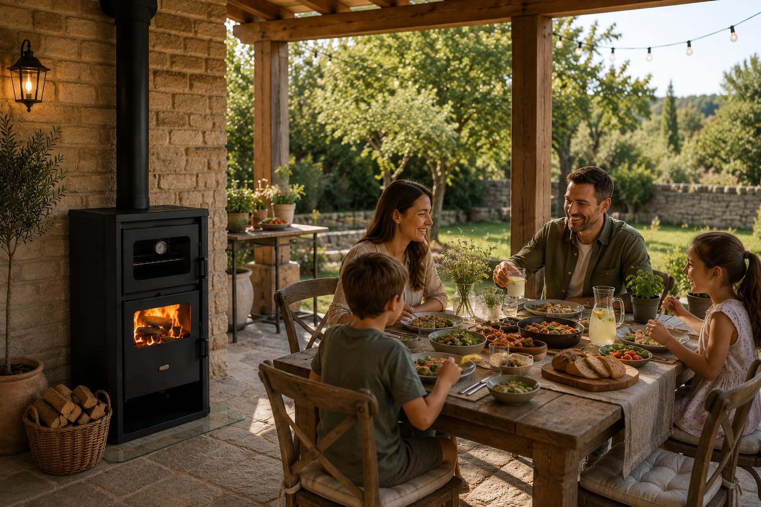 Prity - Stufa FM D con forno, 12 Kw