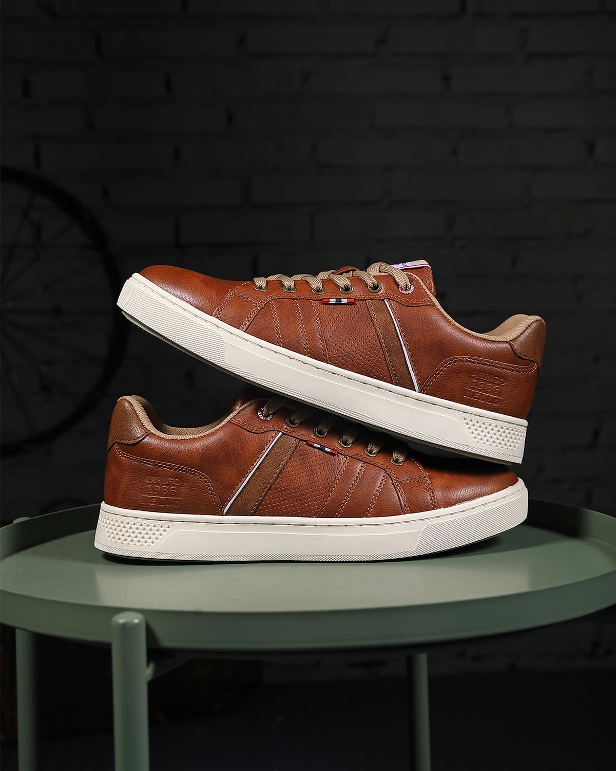 ARRIGO BELLO Herren Freizeitschuhe Schuhe Sneakers Wanderschuhe Leders Laufschuhe Leichtgewicht Outdoor Gemütlich Trainers Größe 41-46