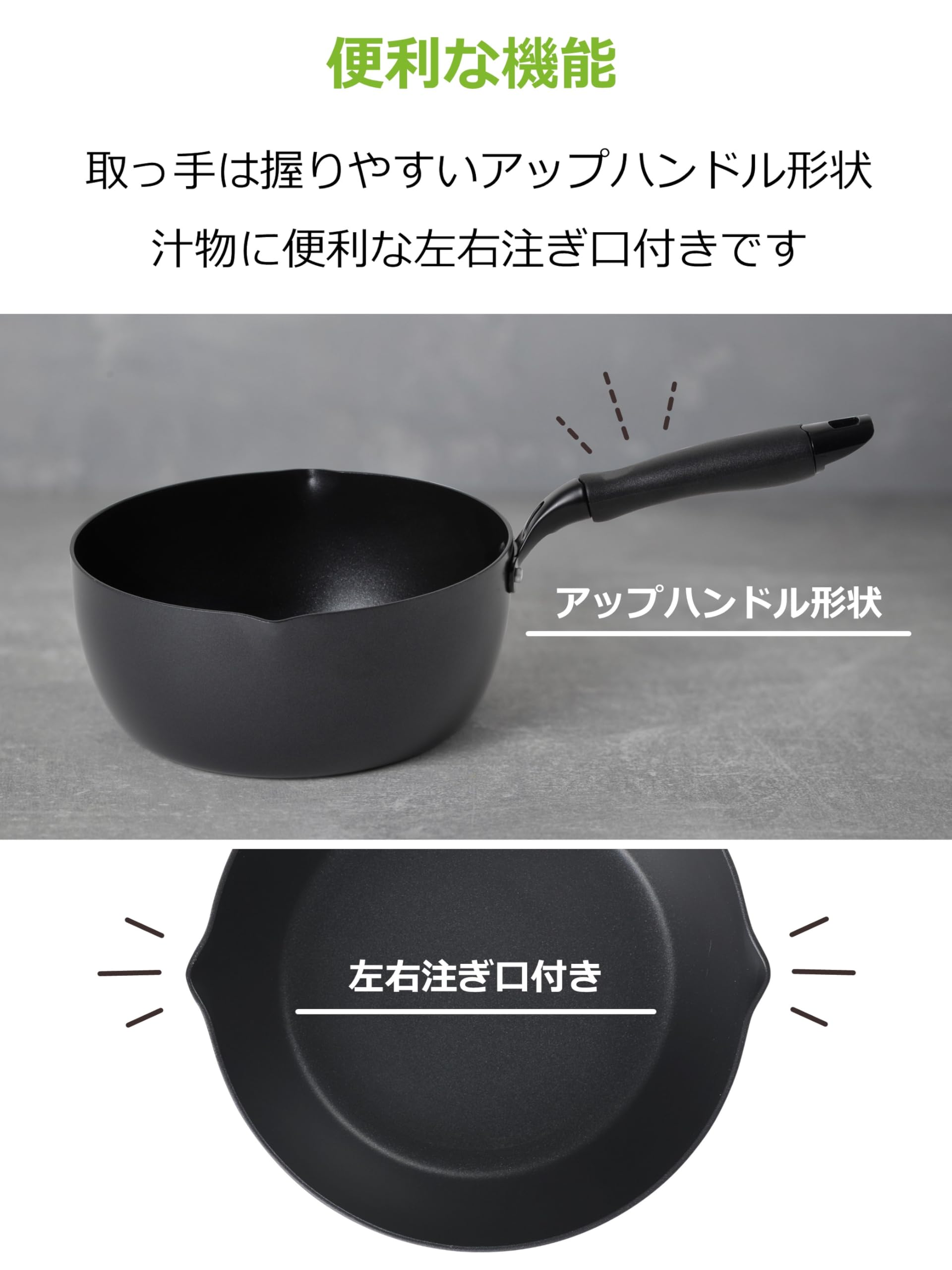 Amazon｜ストリックスデザイン IH深型煮込みパン 21cm ダークグレー