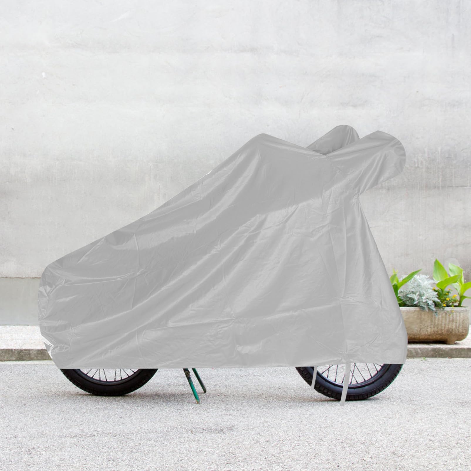 Zerodeko Housse de Protection pour Moto et Vélo, Imperméable, Tissu Oxford, Protection la Pluie, Retrait Rapide, Usage Extérieur