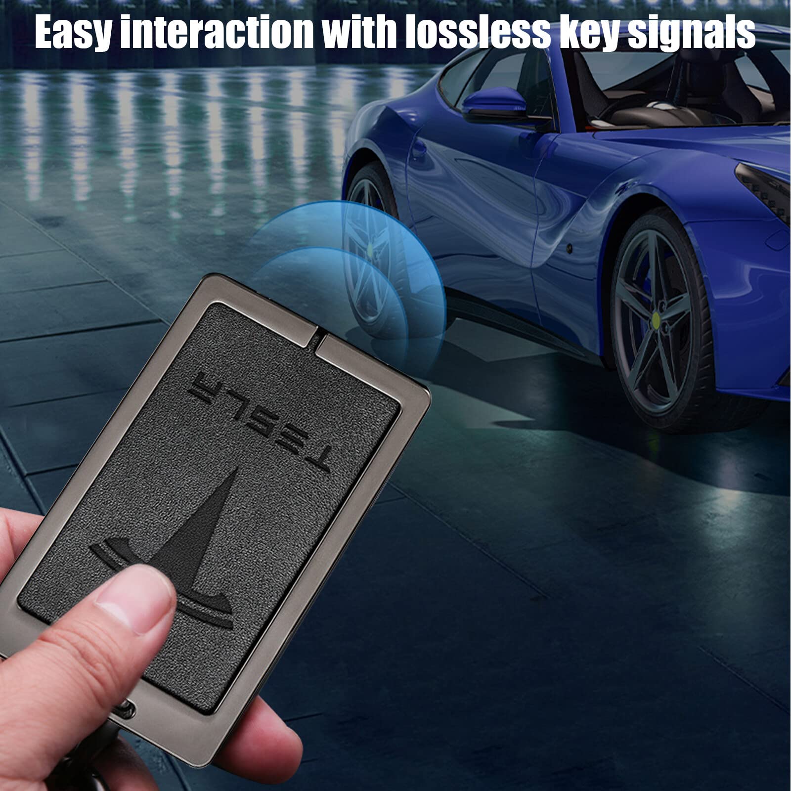 Aicharynic Silikonowy uchwyt na klucze do Tesla Model 3, model Y, uchwyt na karty, akcesoria Tesla, czarny, czarny, /
