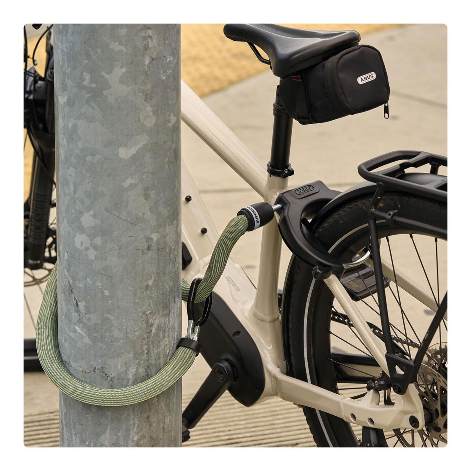ABUS Einsteckkette Adaptor Chain Superior 7KS, 100 cm Länge, grün