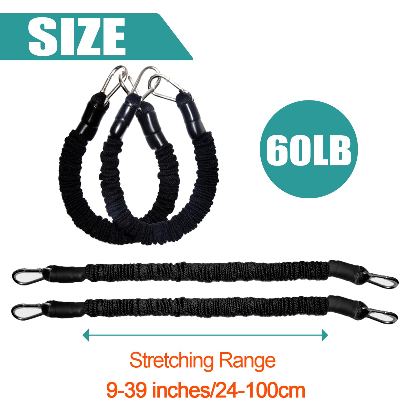 Resistance Bands for Lower Body Exercises Leg Strength Resistance Bands for Working Out Glutes Hip Building Resistance Tubes with Heavy Duty Protective Nylon Sleeves for Fitness Yoga