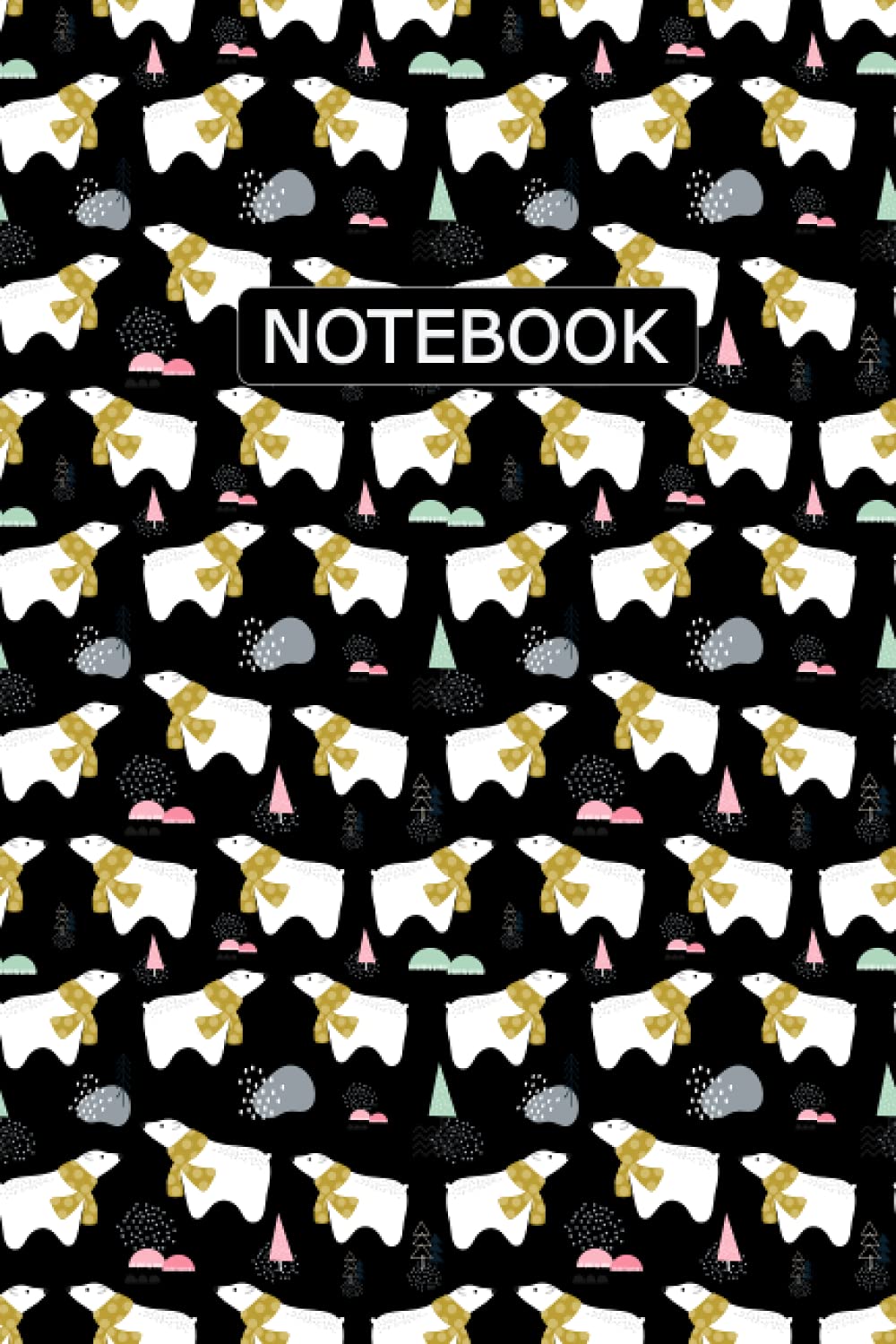 Polar Bear Notebook: Polar Bear Blank Lined Journal Notebook To Write Notes Password, Notepad, To Do Lists