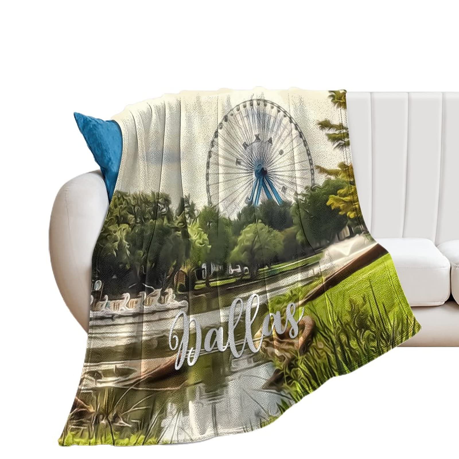 Couverture flanelle légère contre le froid sur le lit